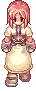 Acolyte (female), walking