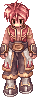 Champion (male), walking