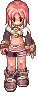 Hunter (female), walking