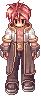 Monk (male), walking