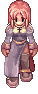 Priest (female), walking
