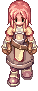 Swordman (female), walking