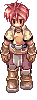 Swordman (male), walking