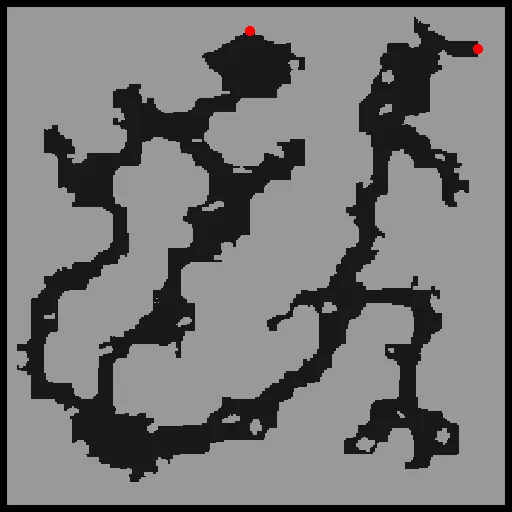 Minimap of Abyss Lakes Underground Cave F2