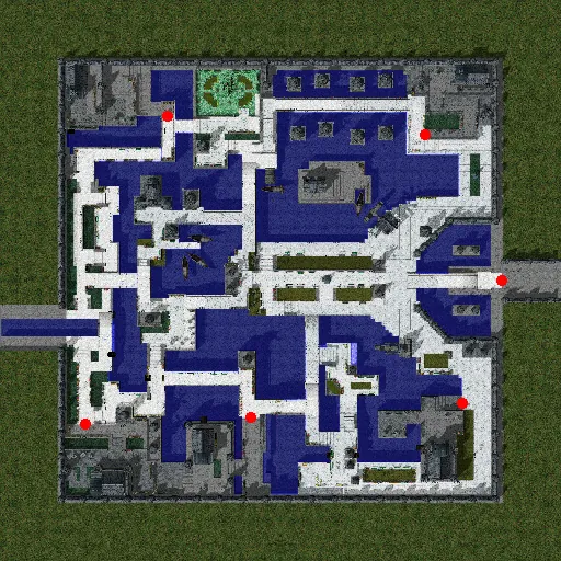 Minimap of Luina, the satellite of Aldebaran