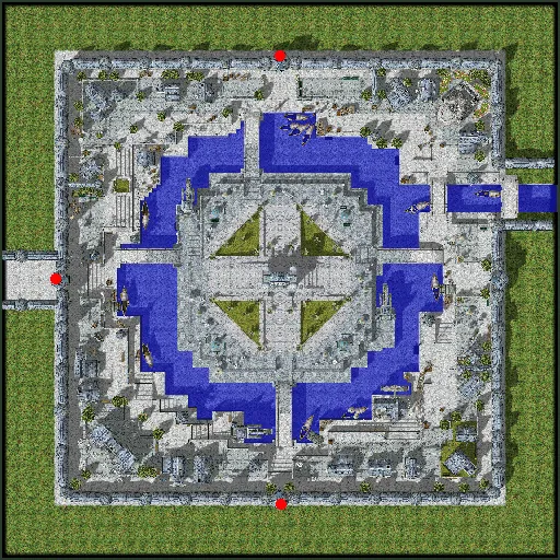 Minimap of Border City Aldebaran