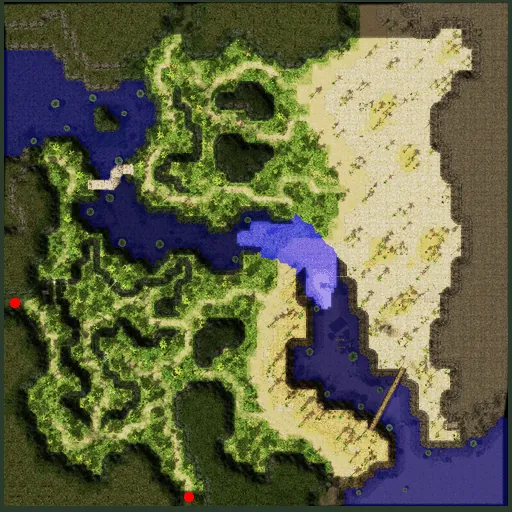 Minimap of Border of Papuchica Forest