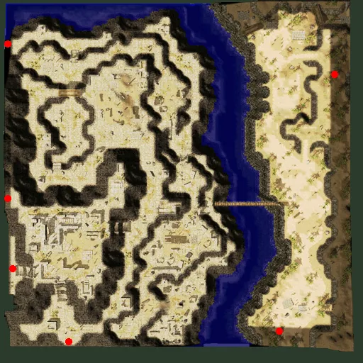 Minimap of Fortress Saint Darmain (East)