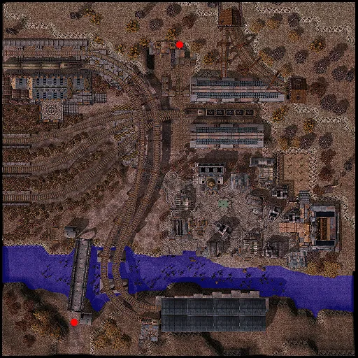 Minimap of Einbech, the Mining Village