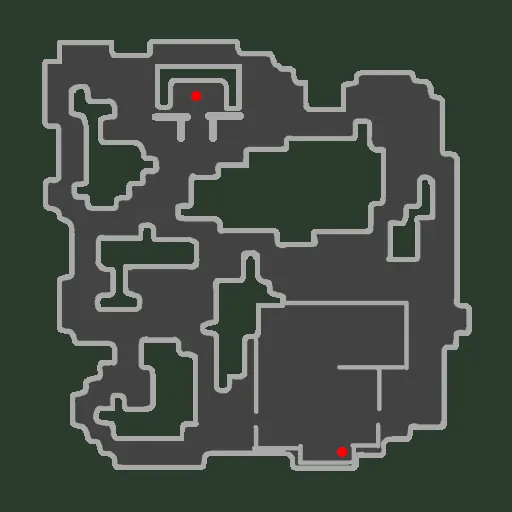 Minimap of Geffen Dungeon B2