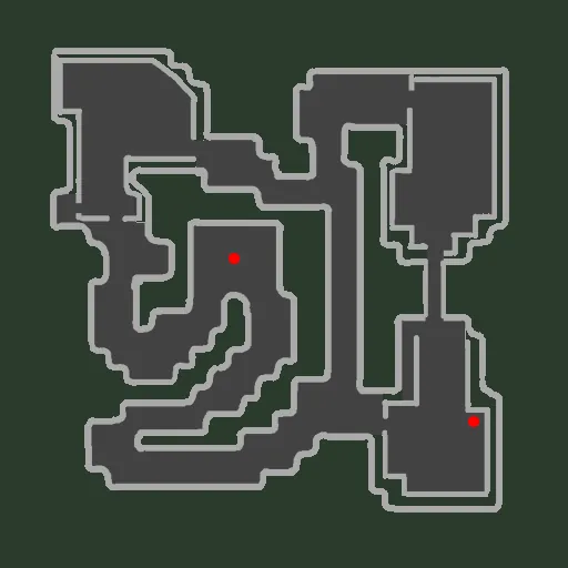 Minimap of Geffen Dungeon B3