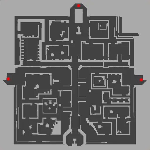 Minimap of Inside Glastheim Chivalry F2