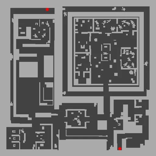 Minimap of Glastheim Underground Prison B2