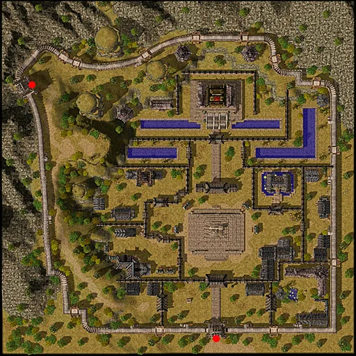 Minimap of Louyang, the Highland