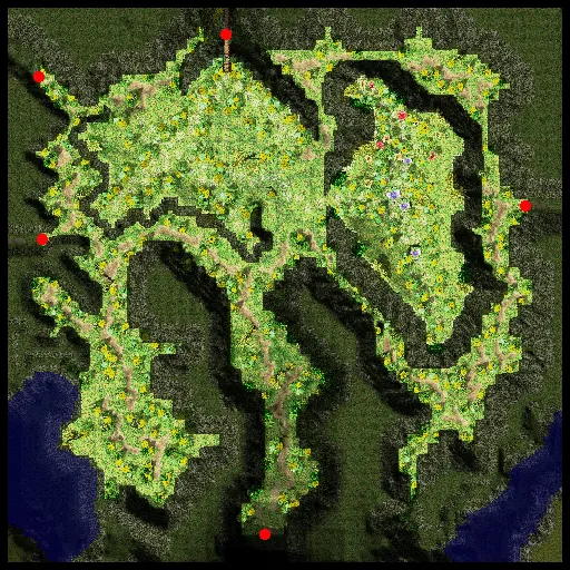 Minimap of Mt.Mjolnir South Area