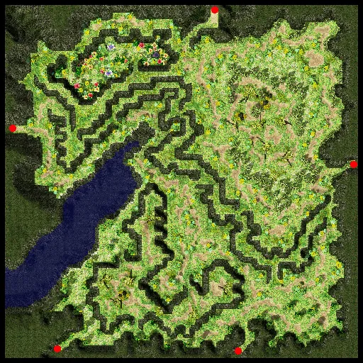 Minimap of Mt.Mjolnir South Area