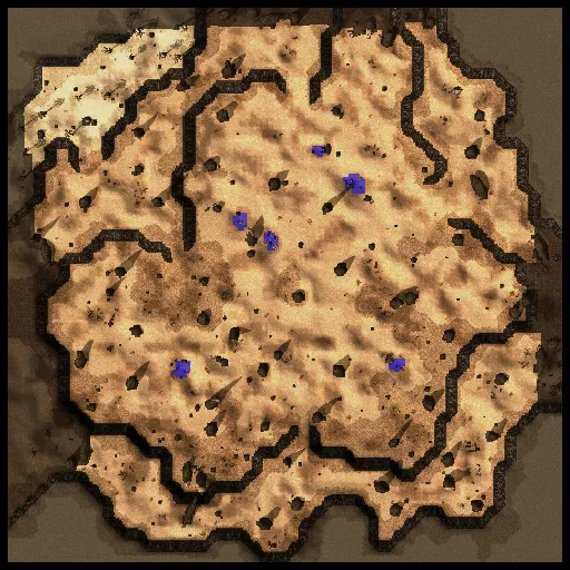 Minimap of Sograt Desert - Dimensional Rift