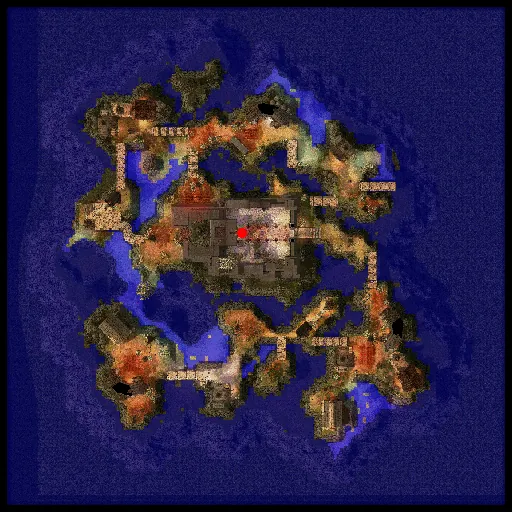 Minimap of Nameless Island Entrance