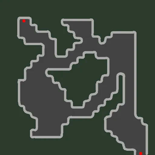 Minimap of Orc Dungeon F1
