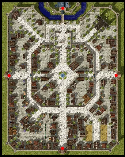 Minimap of Prontera, Capital of Rune Midgard