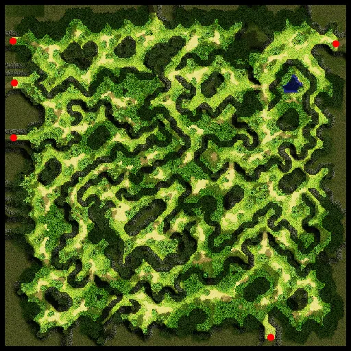 Minimap of Prontera Field 2