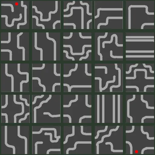 Minimap of Labyrinth Forest F1