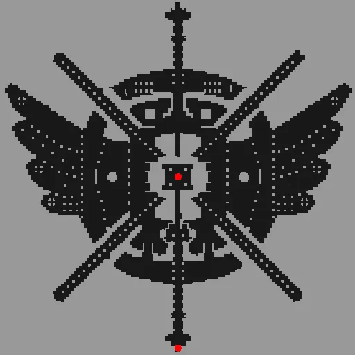 Minimap of Freya's Sacred Precinct F1