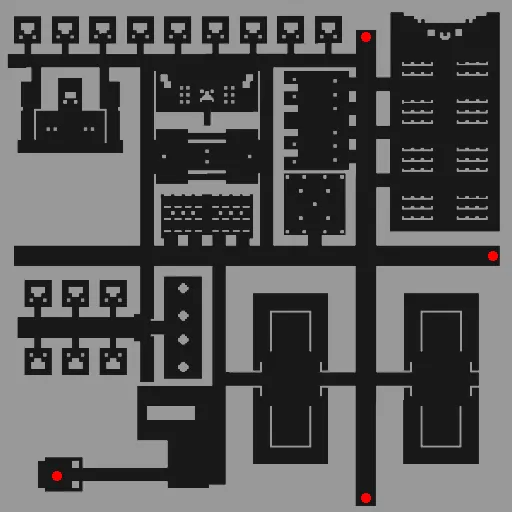 Minimap of Freya's Sacred Precinct F2