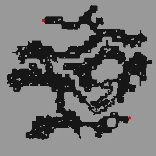 Minimap of Thor Volcano Dungeon