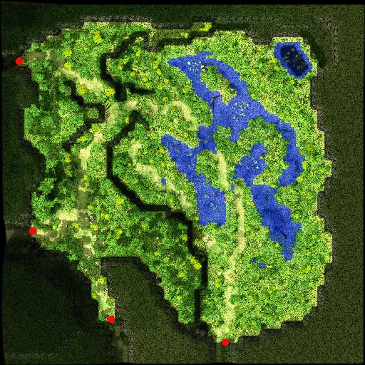 Minimap of Kalala Swamp