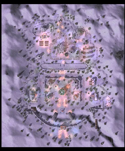 Minimap of Lutie, the Snow Village