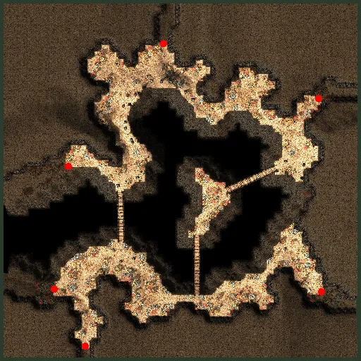 Minimap of El Mes Gorge (Valley of Abyss)