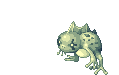 Roda Frog, attacking