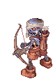Archer Skeleton, attacking