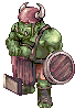 Orc Warrior, standing