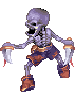 Soldier Skeleton, attacking