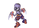 Soldier Skeleton, dying