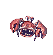 Crab, attacking
