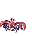 Crab, dying