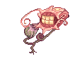 Flora, dying