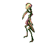 Mantis, attacking