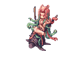 Medusa, attacking