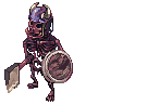 Orc Skeleton, dying