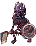 Orc Skeleton, walking