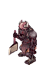 Orc Zombie, attacking