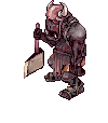 Orc Zombie, dying