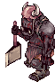 Orc Zombie, walking