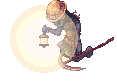 Skeleton Worker, dying