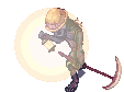 Skeleton Worker, walking