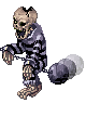 Skeleton Prisoner, walking